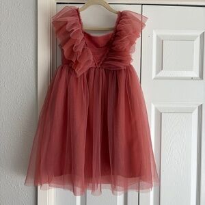 H&M Girls Tulle Party Dress Birthday Wedding Special Occasion EUC Whimsical